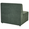 Beliani LEMVIG - Corner sofa 3-seater - Dark green - Left sided - Corduroy