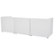 Beliani LEMVIG - Three-seater sofa - White - Corduroy