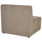 Beliani LEMVIG - Three-seater sofa - Taupe - Corduroy