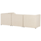 Beliani LEMVIG - Corner sofa 4-seater - Beige - Left side - Corduroy
