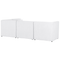 Beliani LEMVIG - Corner sofa 4-seater - Cream white - Left side - Corduroy