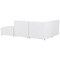 Beliani LEMVIG - Corner sofa 3-seater - Cream white - Right side - Corduroy