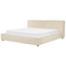 Beliani LINARDS - Bed - Beige - 180 x 200 cm - Corduroy