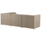Beliani LEMVIG - Corner sofa 4-seater - Taupe - Left side - Corduroy