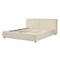 Beliani LINARDS - Bed - Beige - 160 x 200 cm - Corduroy