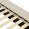 Beliani LINARDS - Bed - Beige - 160 x 200 cm - Corduroy