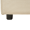 Beliani LINARDS - Bed - Beige - 160 x 200 cm - Corduroy