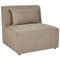 Beliani LEMVIG - Corner sofa 5-seater - Taupe - Right side - Corduroy