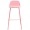 Beliani MORA II - Bar stool set of 4 - Pink - Synthetic