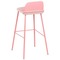 Beliani MORA II - Bar stool set of 4 - Pink - Synthetic