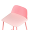 Beliani MORA II - Bar stool set of 4 - Pink - Synthetic