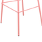 Beliani MORA II - Bar stool set of 4 - Pink - Synthetic