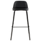 Beliani MORA - Bar stool set of 4 - Black - Synthetic