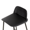 Beliani MORA - Bar stool set of 4 - Black - Synthetic