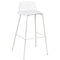 Beliani MORA - Bar stool set of 4 - White - Synthetic