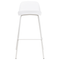 Beliani MORA - Bar stool set of 4 - White - Synthetic