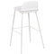 Beliani MORA - Bar stool set of 4 - White - Synthetic