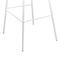 Beliani MORA - Bar stool set of 4 - White - Synthetic