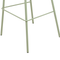 Beliani MORA- Bar stool set of 4 - Green - Synthetic