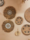 Atara Shell Wall Decor with Raffia