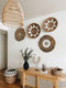 Uma Cantik Atara Shell Wall Decor with Raffia