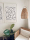 Ayana Rattan Lampshade Natural Cross - L