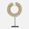 Cowrie Sunrise Shell Decor on Stand - M