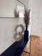 Cowrie Sunrise Shell Decor on Stand - M