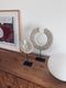 Cowrie Sunrise Shell Decor on Stand - M