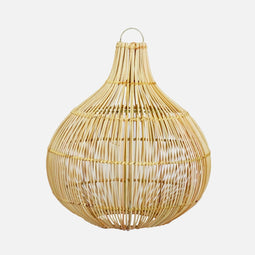 Mandala Rattan Lamp Shade - Natural