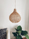 Mandala Rattan Lamp Shade - Natural Cross