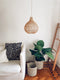 Mandala Rattan Lamp Shade - Natural Cross