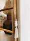 Zin Shell Tassel White