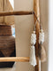 Zin Shell Tassel White