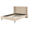 Beliani VILETTE - Double bed - Beige - 140 x 200 cm - Velvet
