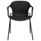 Beliani ELBERT - Dining room chair - Black - Synthetic material
