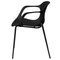 Beliani ELBERT - Dining room chair - Black - Synthetic material