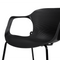 Beliani ELBERT - Dining room chair - Black - Synthetic material