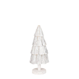 House of Seasons Tree Deco Christmas decorations - 22x22x52 cm - Wood - White