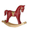House of Seasons Rocking Horse Christmas Decoration - 50x10.5x42 cm - Red