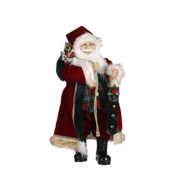 House of Seasons Santa Claus Deco Christmas decorations - 31x21x63 cm - Red