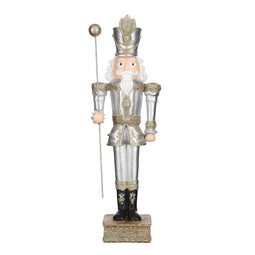 House of Seasons Soldier Deco Christmas decorations - 18x14x55 cm - Gold