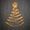 Luca Lighting Christmas tree 140LED Christmas lights - 117x150 cm - Warm white