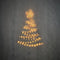 Luca Lighting Christmas tree 80 LED Christmas lights - 78x110 cm - Warm white
