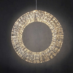 Luca Lighting Wreath 3600 LED Christmas lights - 80x80x8 cm - Warm white