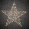 Luca Lighting Star 160LED Christmas lights - 78x8x78 cm - Classic White