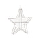 Luca Lighting Star 160LED Christmas lights - 78x8x78 cm - Classic White