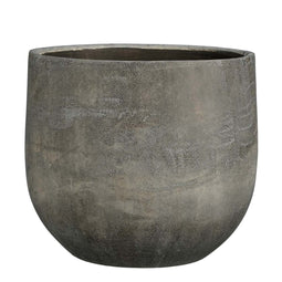 Mica Decorations Giovanni Flowerpot - 29x29x25 cm - Ceramic - Gray