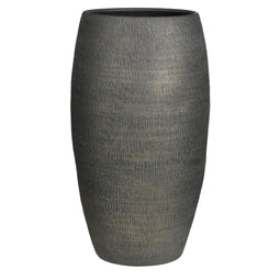 Mica Decorations Morgan Vase - 39x39x70 cm - Terracotta - Dark Gray