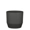 Mica Decorations Nola Flowerpot - 19x19x18 cm - Ceramic - Dark Gray